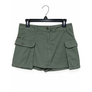 Refuge Black Cargo Skort Low Rise Mini Y2K Size S/P